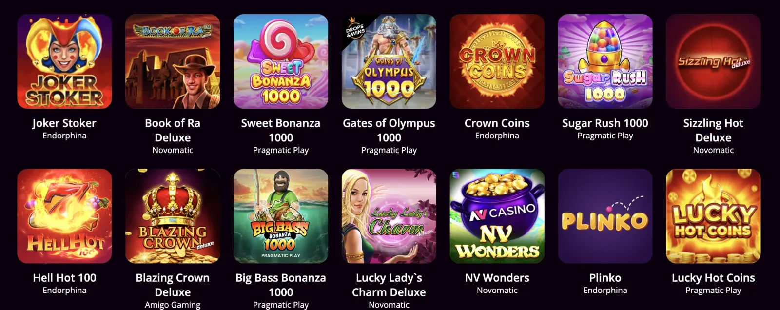 Logo kasyna online NV Casino z bonusem powitalnym